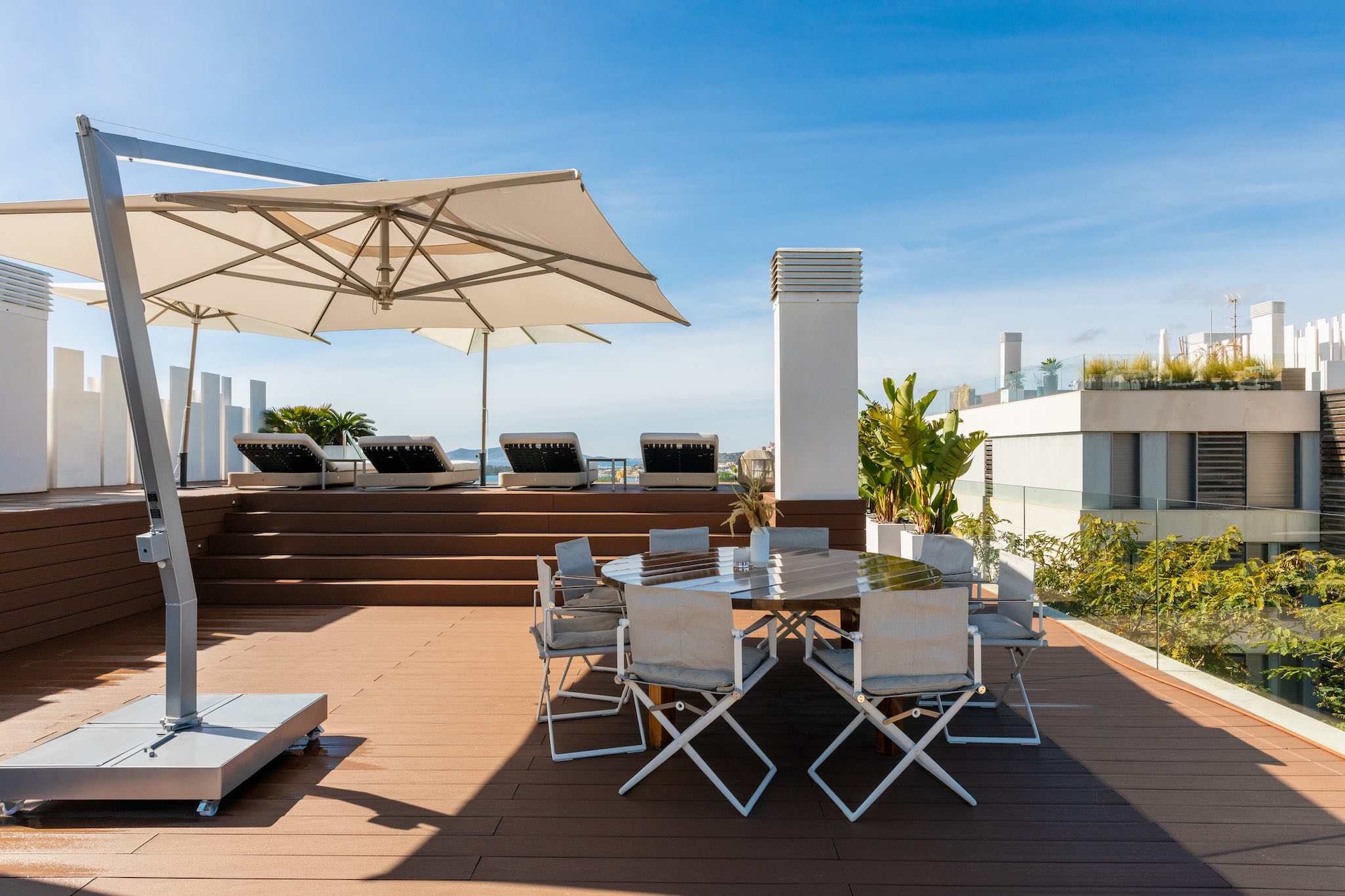 Resa estates Ibiza for sale Talamanca luxury apartment duplex roof top .jpg